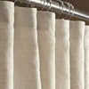 White Linen Shower Curtain