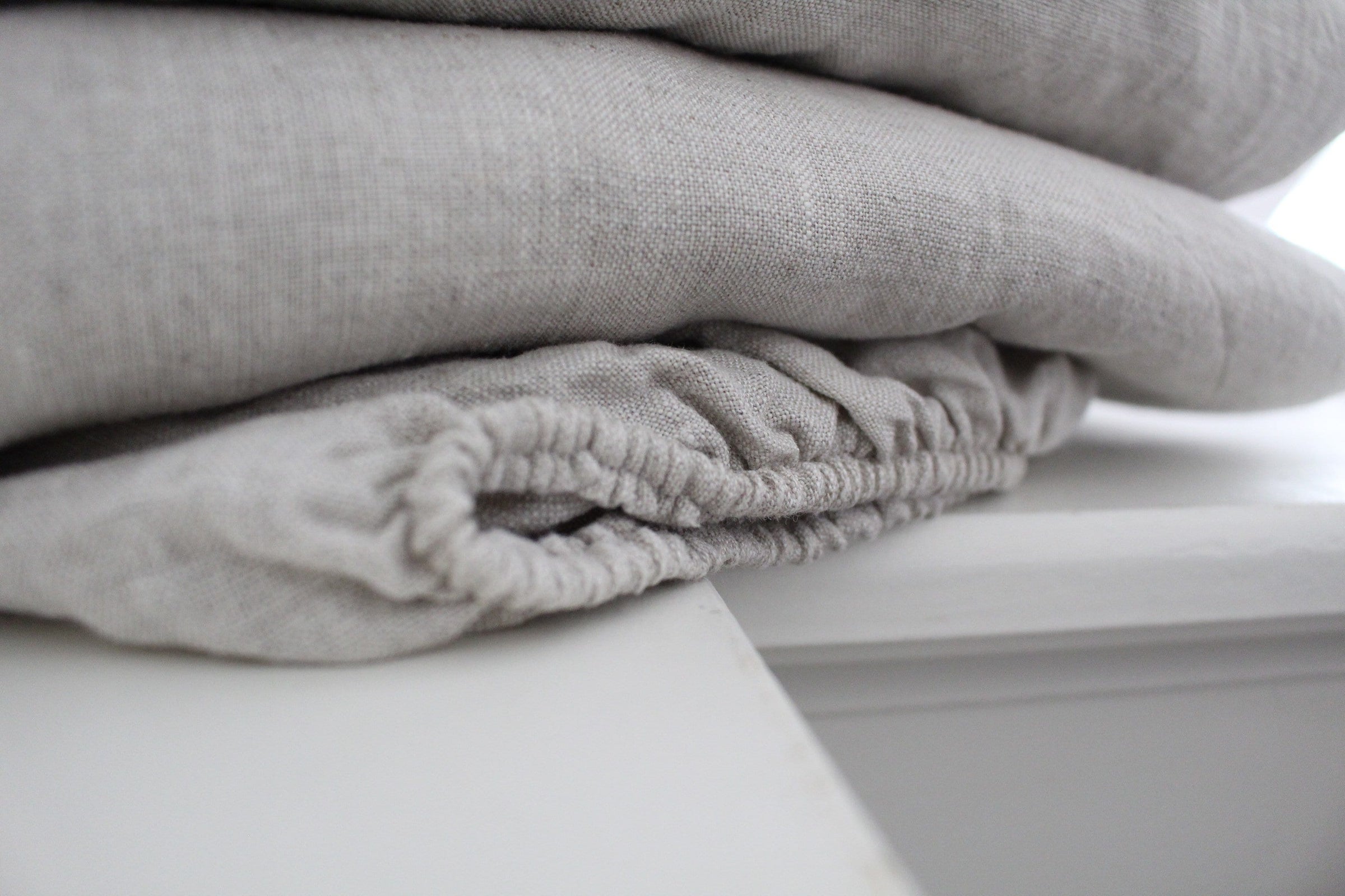Linen Fitted Sheet - Made in USA