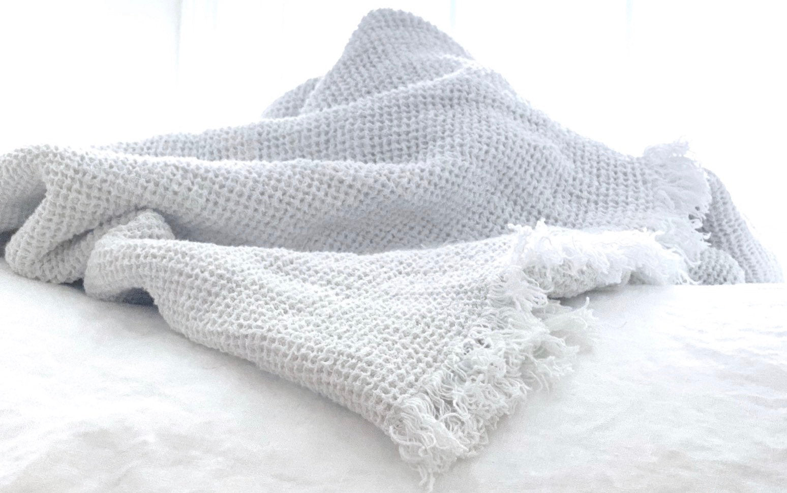 Pure Linen Throw Blanket