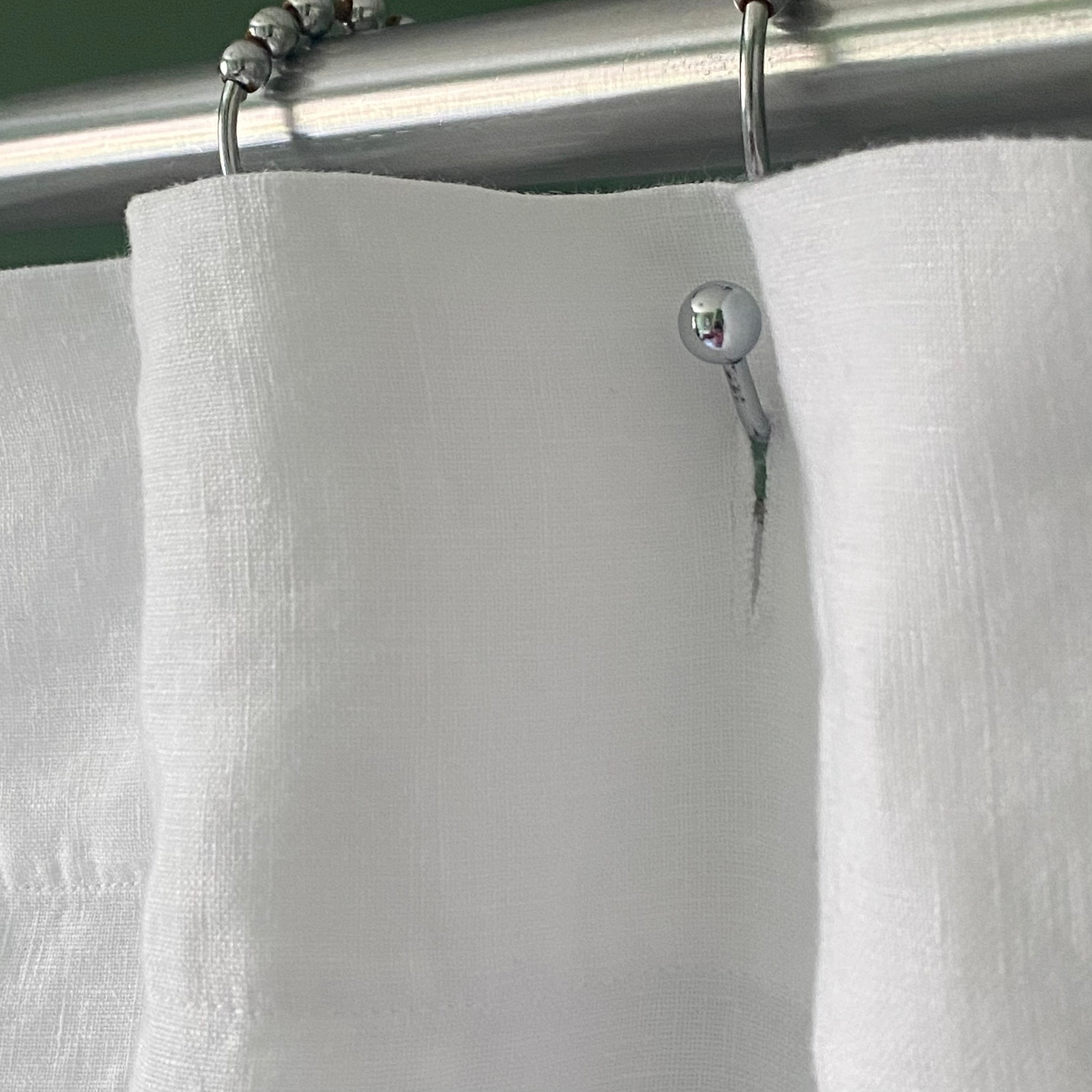 Natural Linen Shower Curtain